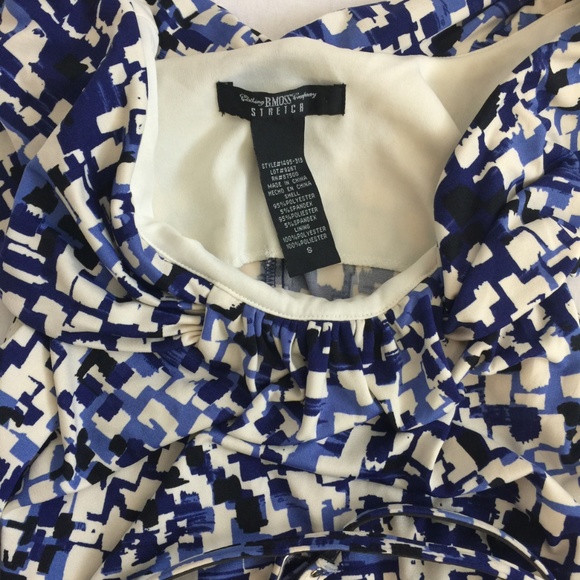  LIKE NEW - Super Cute Blue Belted Dress - Picture 7 of 8